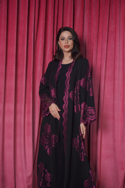 BA- Arden Crepe Burgundy