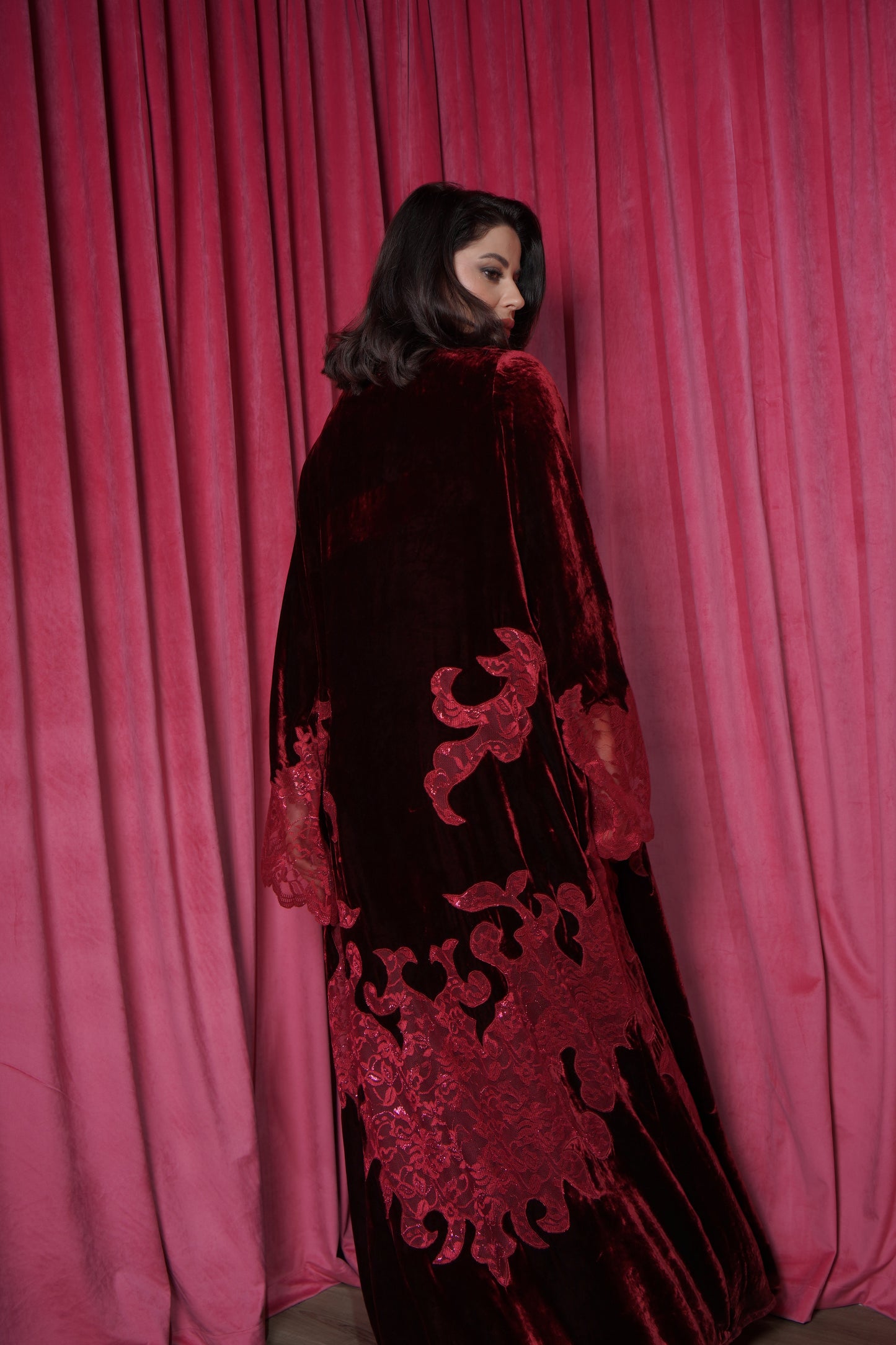 BA- Denver Velvet Maroon