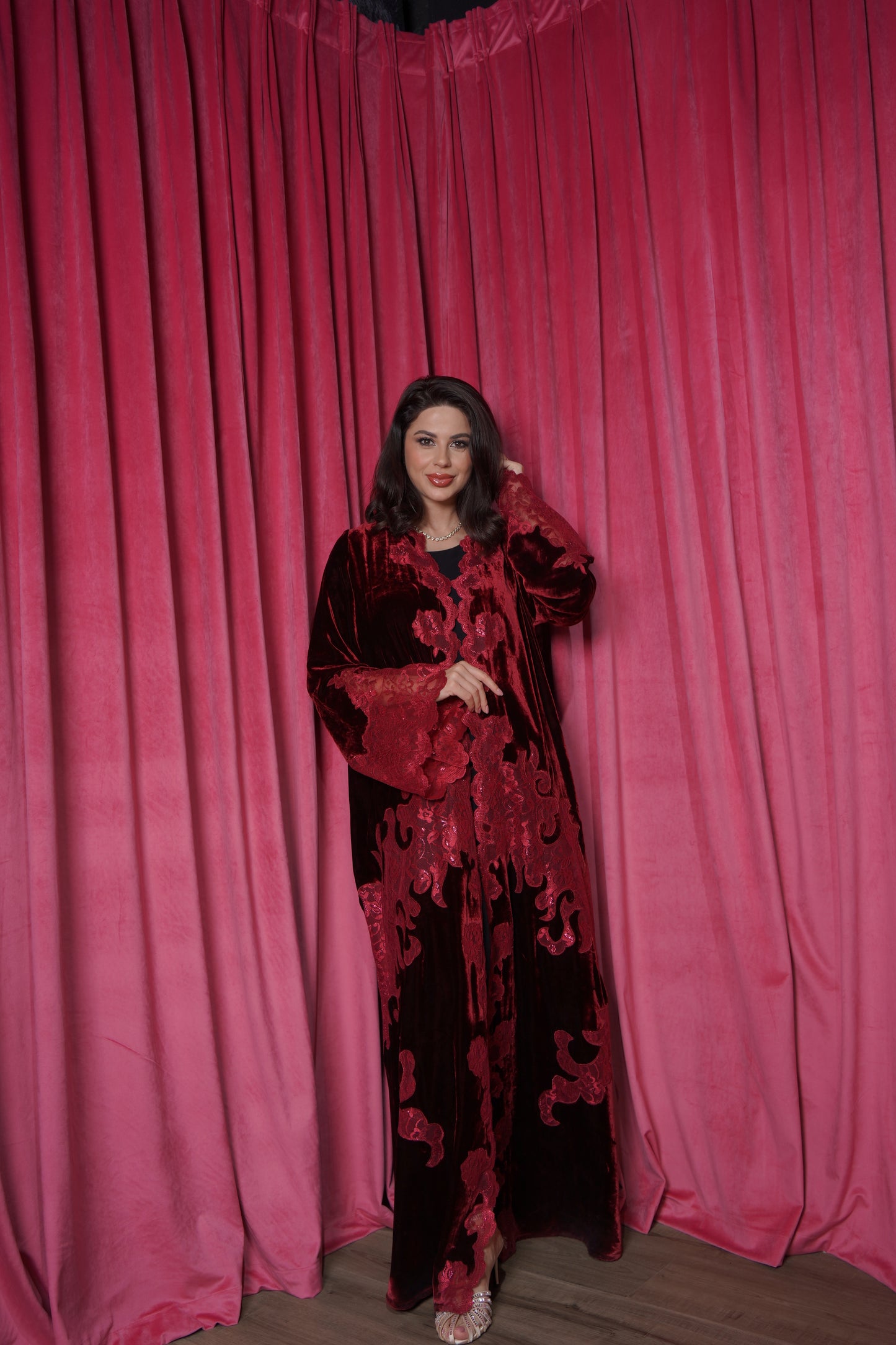 BA- Denver Velvet Maroon