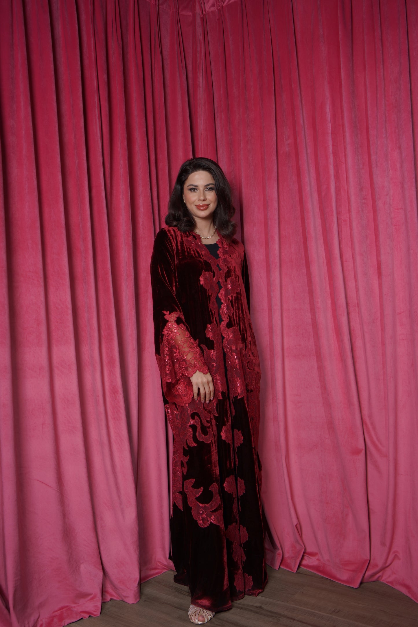 BA- Denver Velvet Maroon