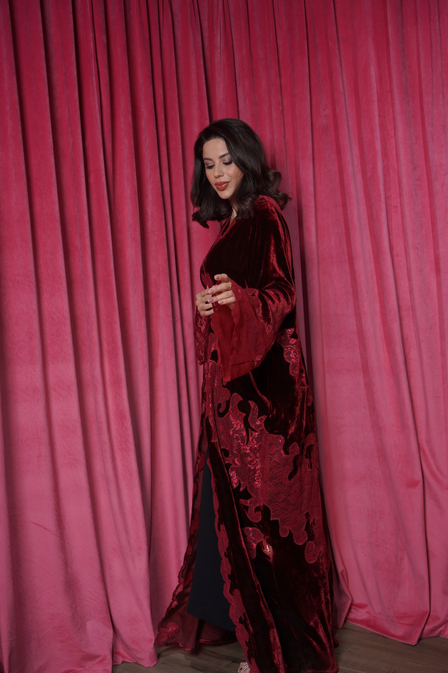 BA- Denver Velvet Maroon