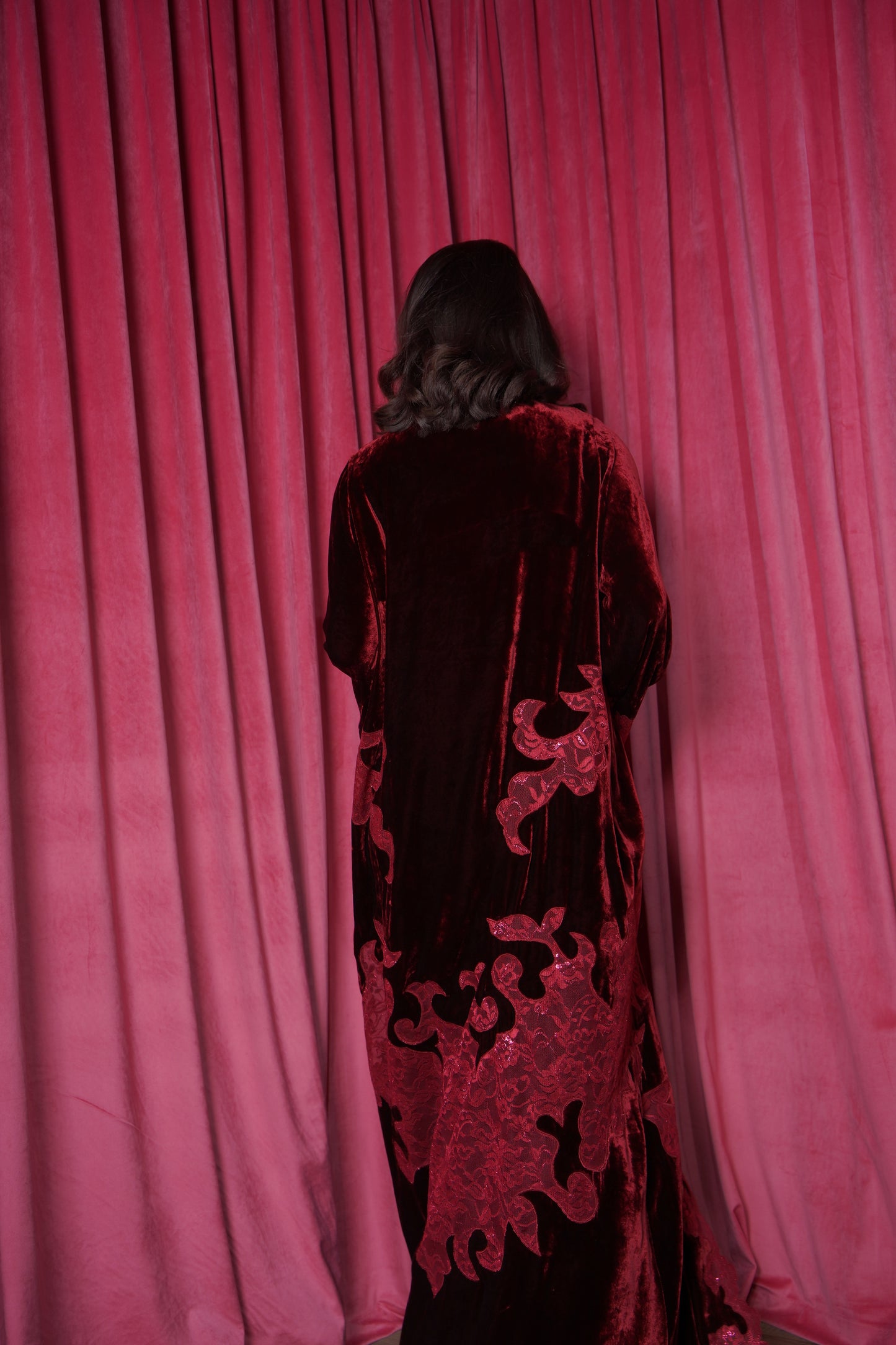 BA- Denver Velvet Maroon